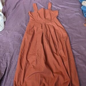 Casual Rust Dress